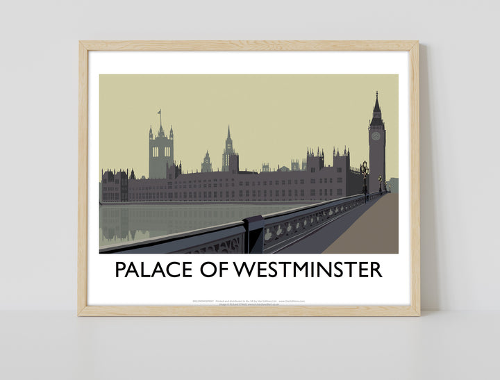 The Palace of Westminster, London - Art Print