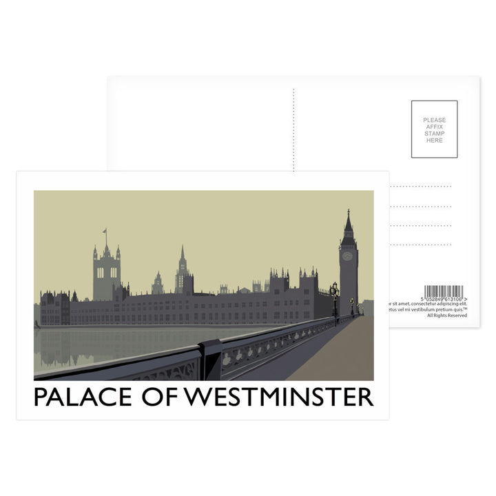 The Palace of Westminster, London Postcard Pack