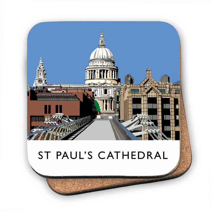 St Pauls Cathedral, London MDF Coaster