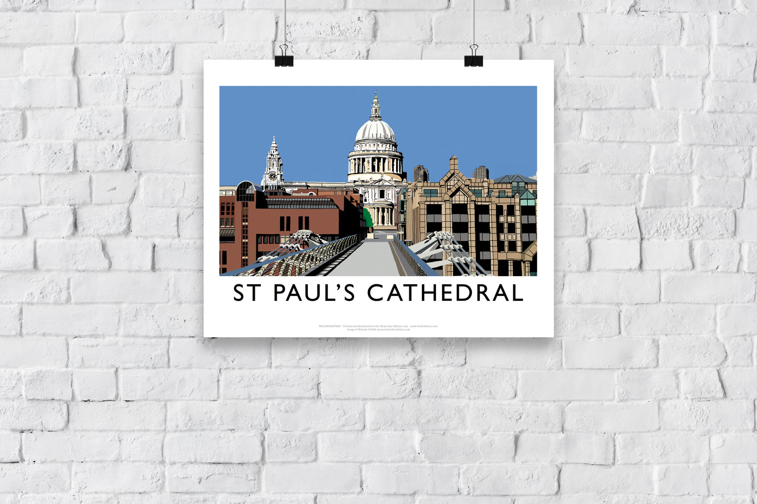 St Pauls Cathedral, London - Art Print