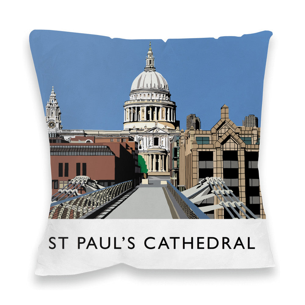 St Pauls Cathedral, London Fibre Filled Cushion