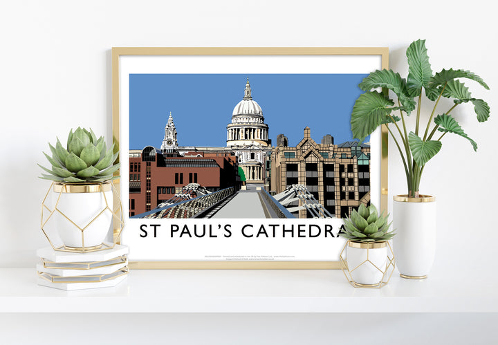 St Pauls Cathedral, London - Art Print