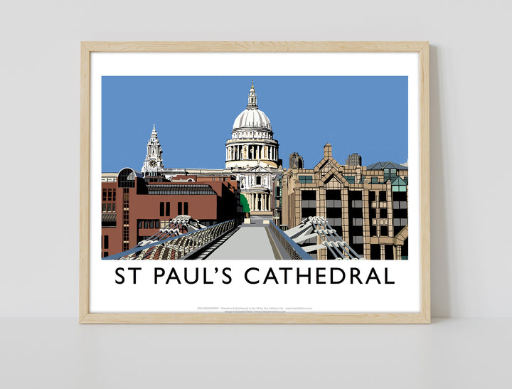 St Pauls Cathedral, London - Art Print