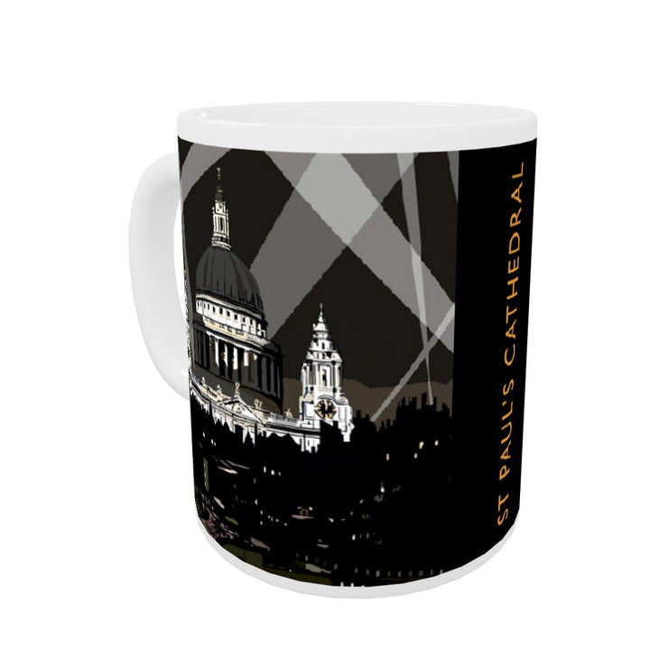 St Pauls Cathedral at Night, London Coloured Insert Mug