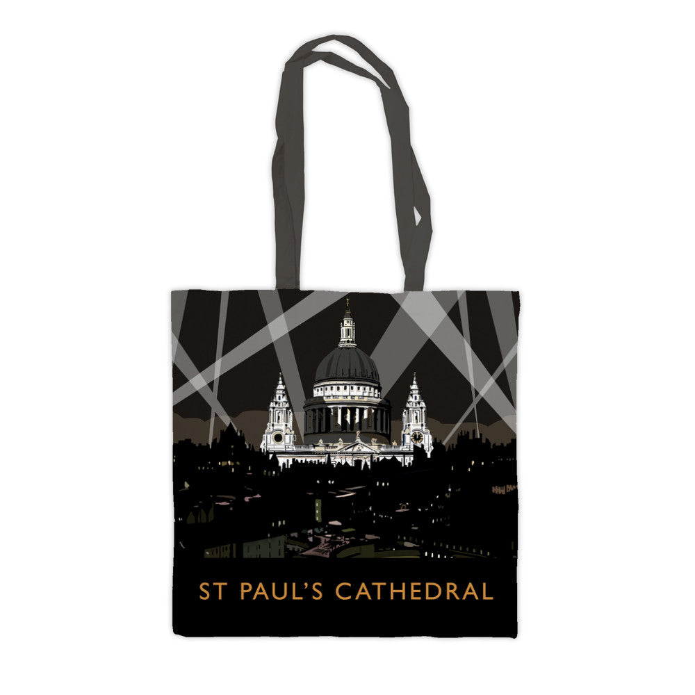 St Pauls Cathedral at Night, London Premium Tote Bag