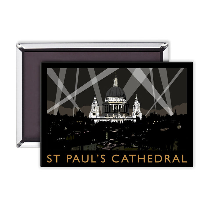 St Pauls Cathedral at Night, London Magnet