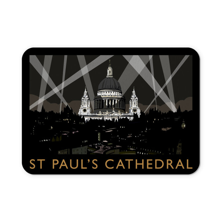 St Pauls Cathedral at Night, London Mouse Mat