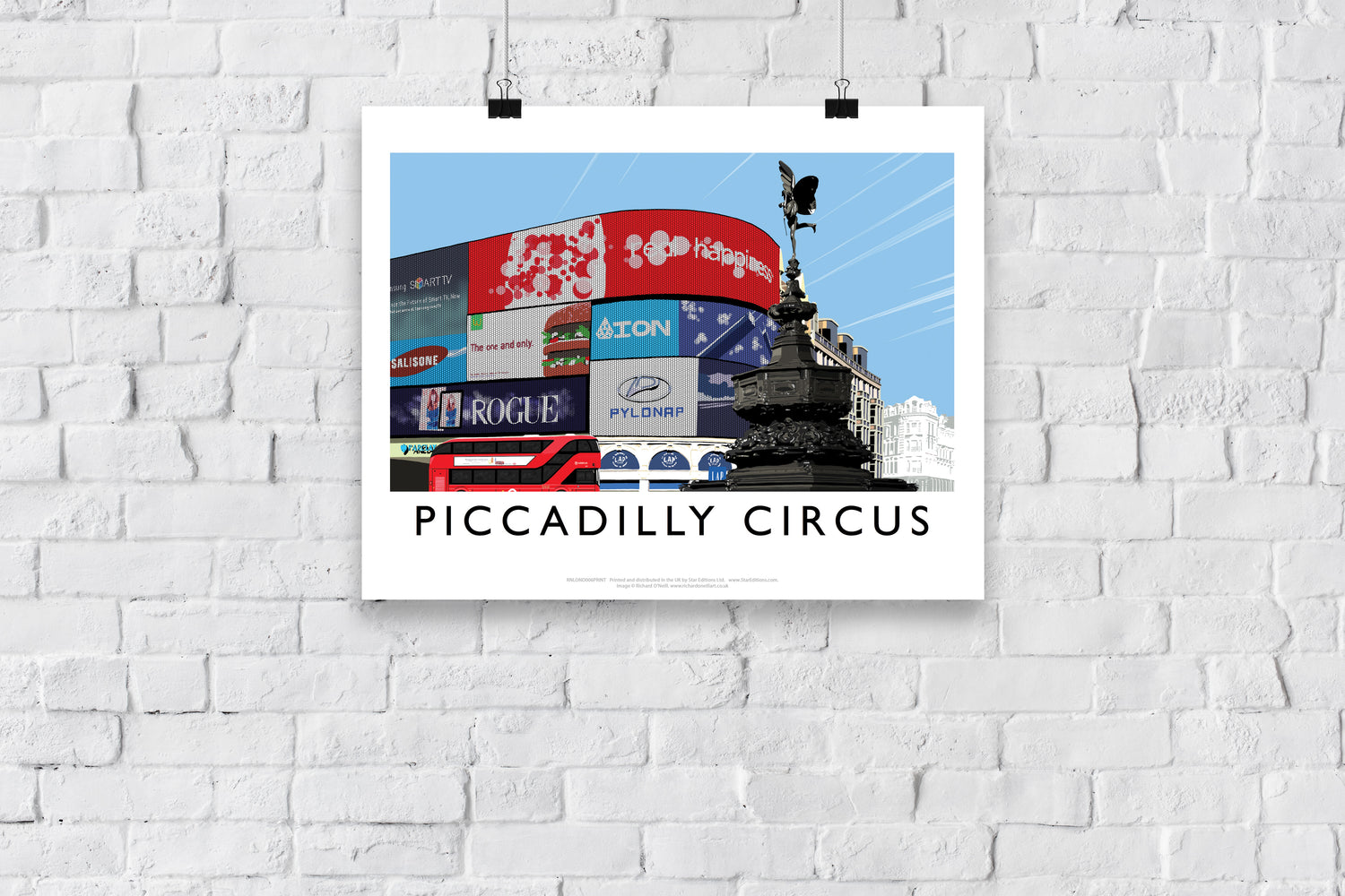 Piccadilly Circus, London - Art Print