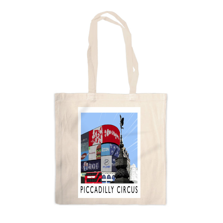 Piccadilly Circus, London Canvas Tote Bag