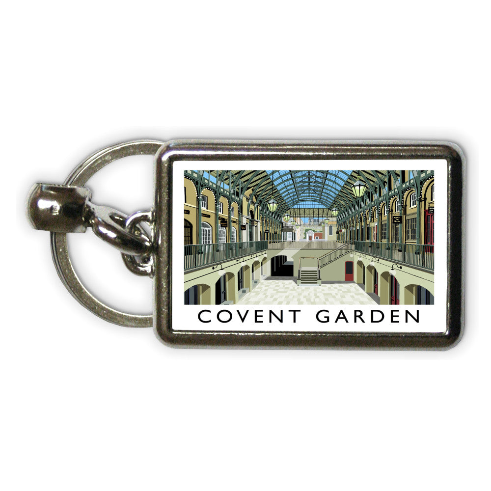 Covent Garden, London Metal Keyring