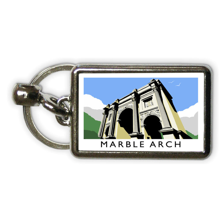 Marble Arch, London Metal Keyring