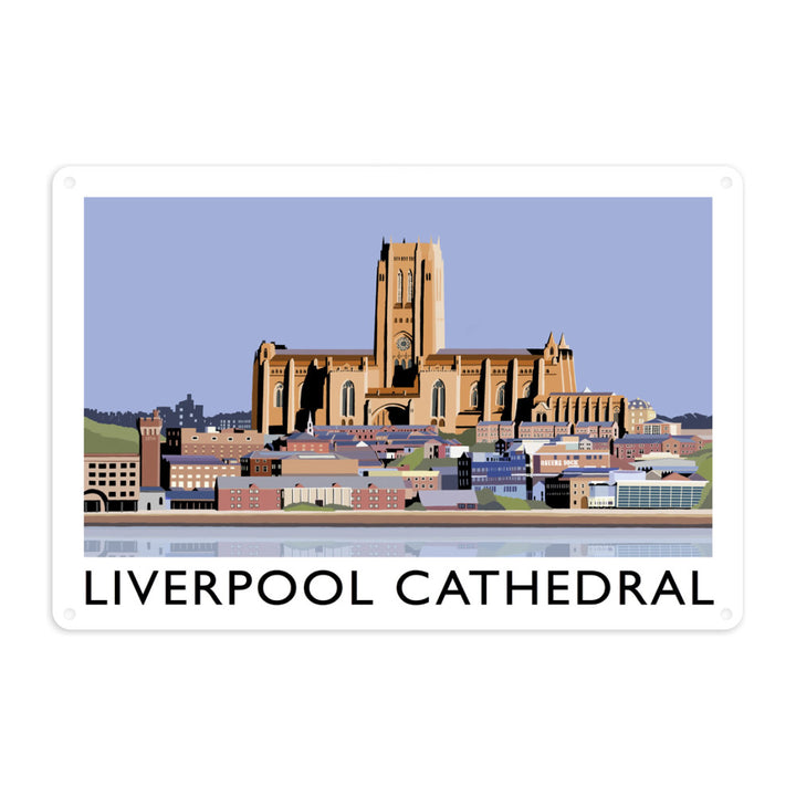 Liverpool Cathedral Metal Sign