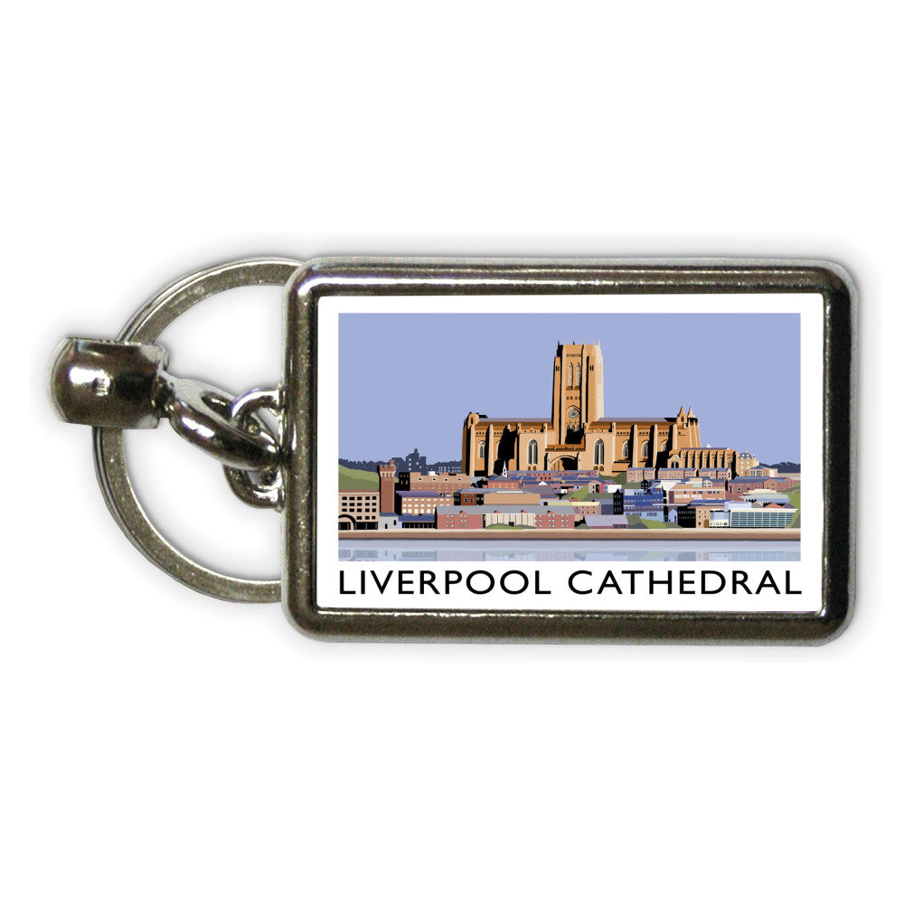 Liverpool Cathedral Metal Keyring