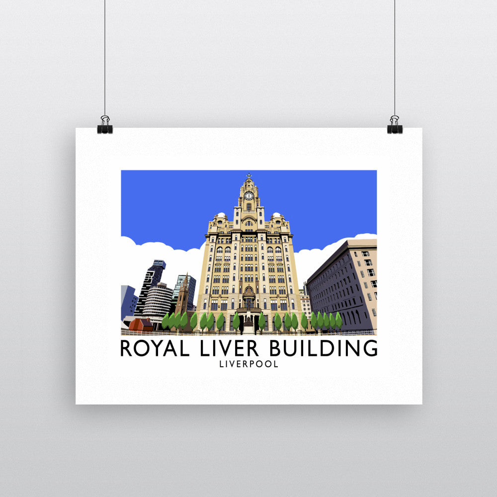 Royal Liver Building, Liverpool - Art Print