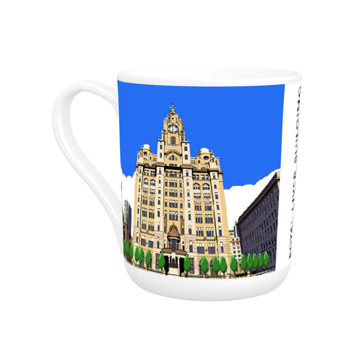 Royal Liver Building, Liverpool Bone China Mug