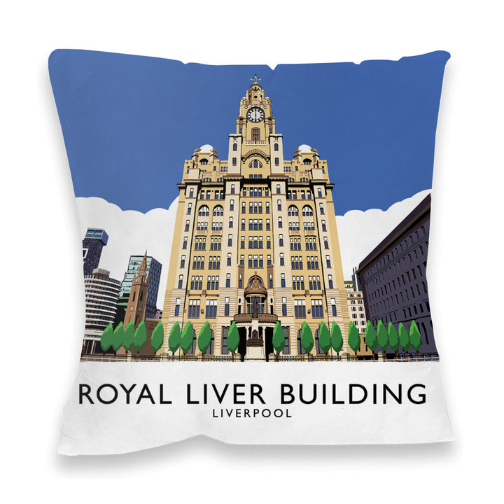 Royal Liver Building, Liverpool Fibre Filled Cushion