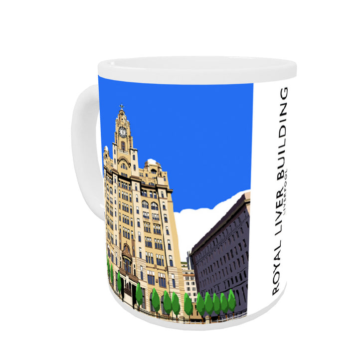 Royal Liver Building, Liverpool Coloured Insert Mug