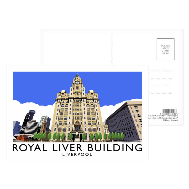 Royal Liver Building, Liverpool Postcard Pack