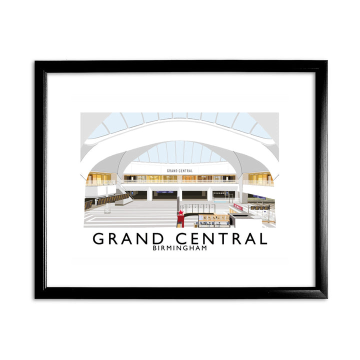 Grand Central, Birmingham 11x14 Framed Print (Black)