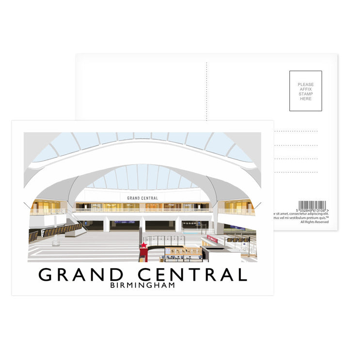 Grand Central, Birmingham Postcard Pack