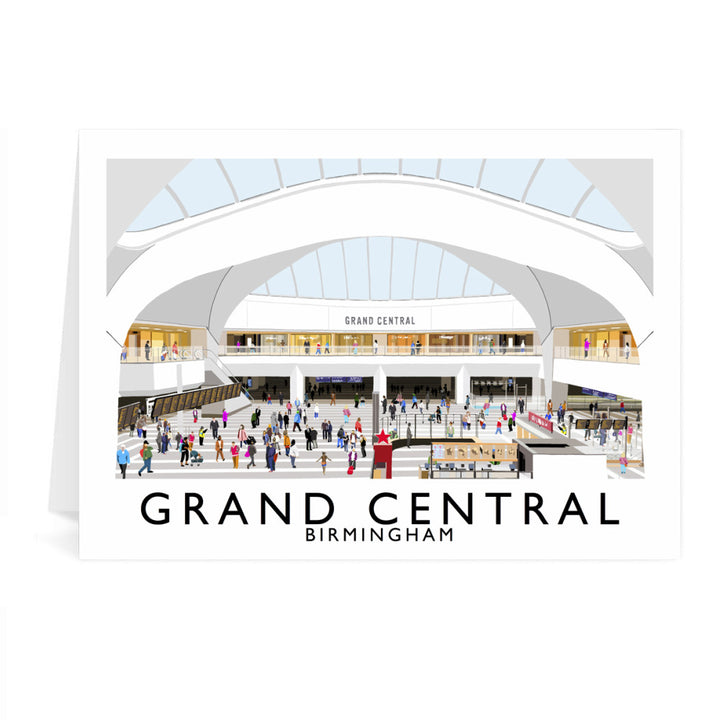 Grand Central, Birmingham Greeting Card 7x5