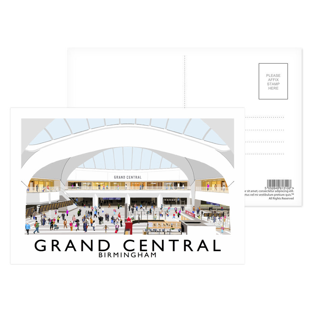 Grand Central, Birmingham Postcard Pack