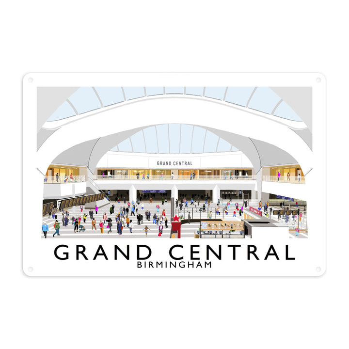 Grand Central, Birmingham Metal Sign