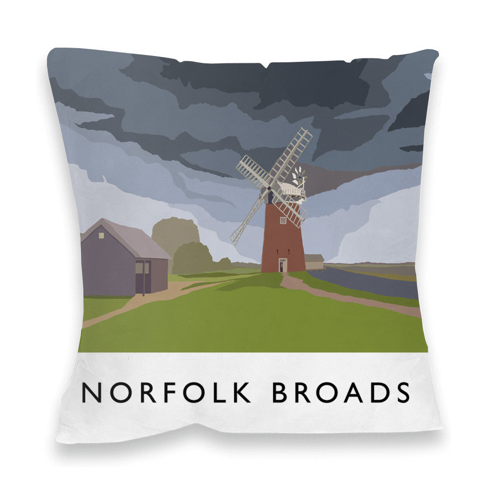 The Norfolk Broads Fibre Filled Cushion