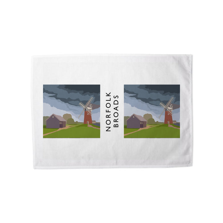 The Norfolk Broads Tea Towel