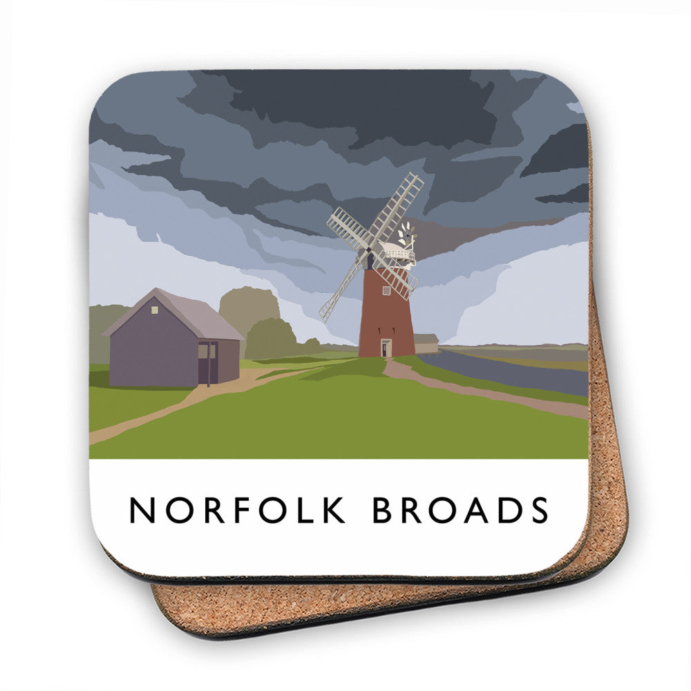 The Norfolk Broads MDF Coaster