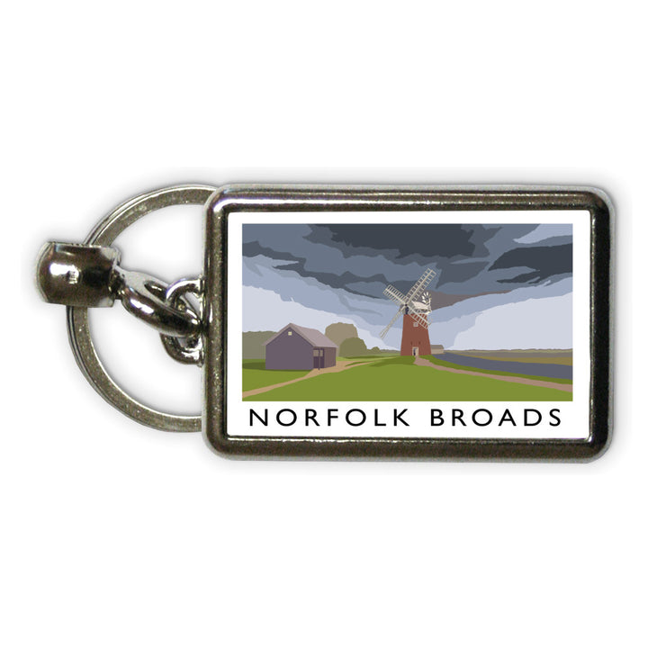 The Norfolk Broads Metal Keyring