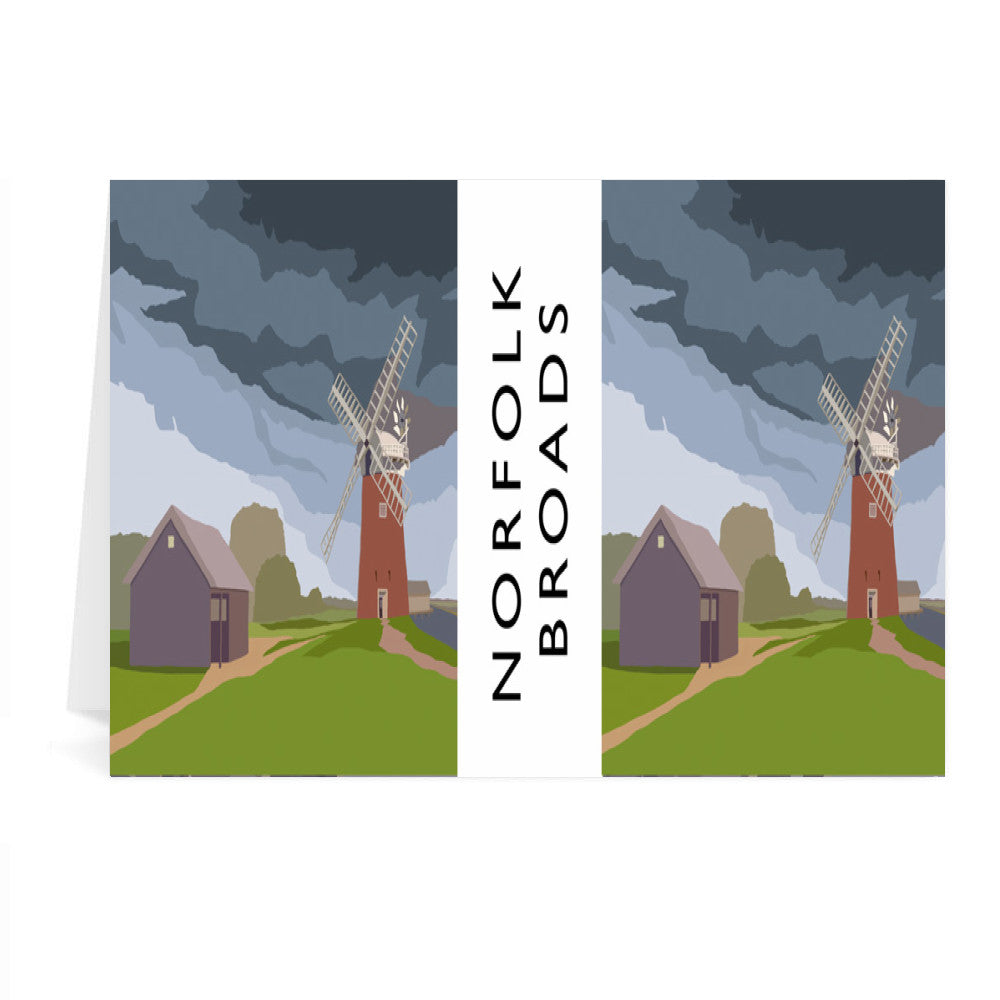 The Norfolk Broads Greeting Card 7x5