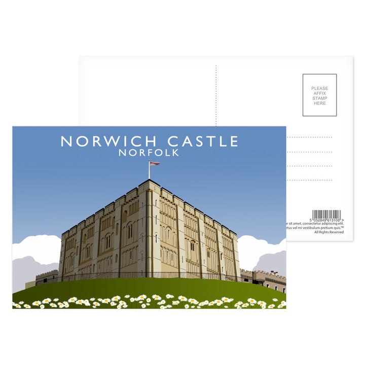 Norwich Castle, Norfolk Postcard Pack