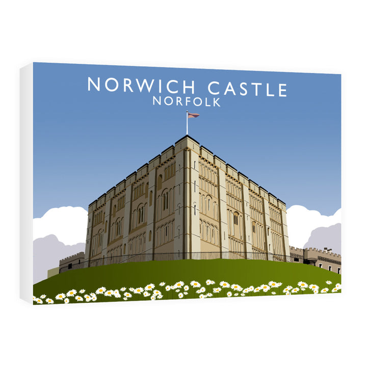 Norwich Castle, Norfolk 60cm x 80cm Canvas
