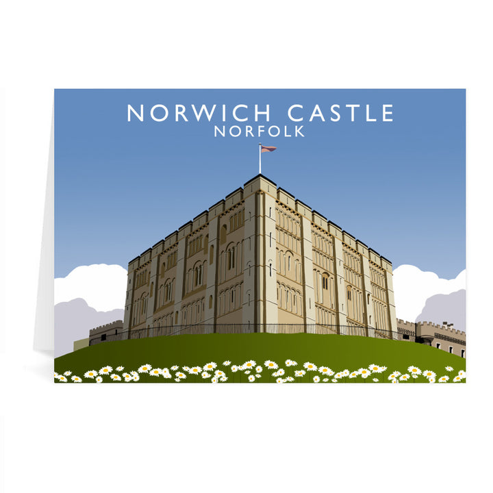 Norwich Castle, Norfolk Greeting Card 7x5