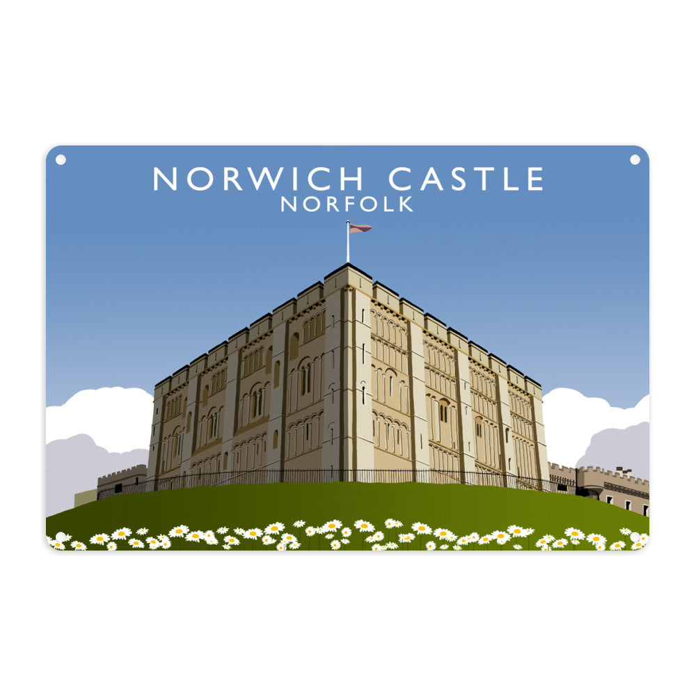 Norwich Castle, Norfolk Metal Sign