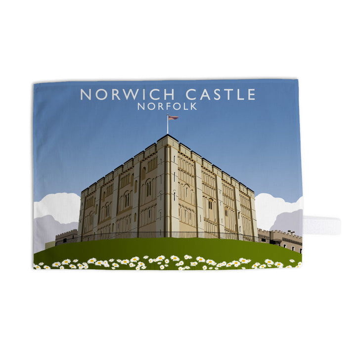 Norwich Castle, Norfolk Tea Towel