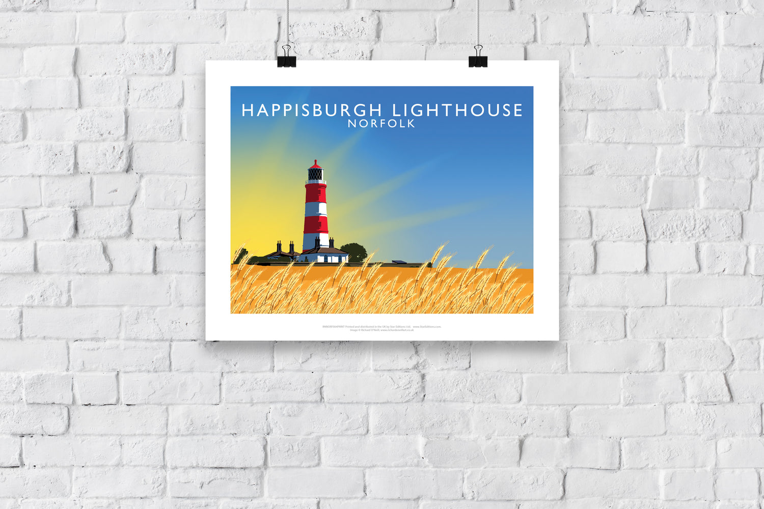 Happisburgh Lighthouse, Norfolk - Art Print