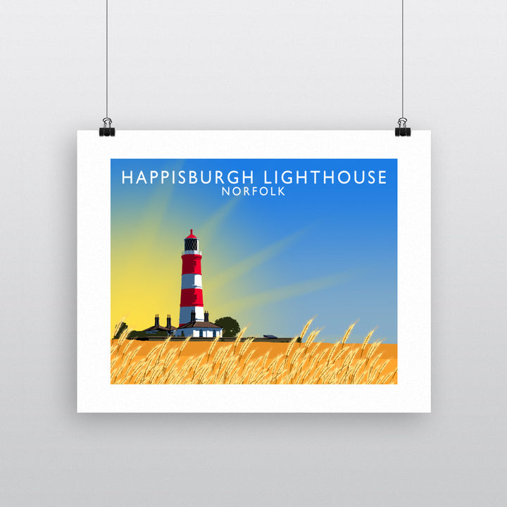 Happisburgh Lighthouse, Norfolk 90x120cm Fine Art Print