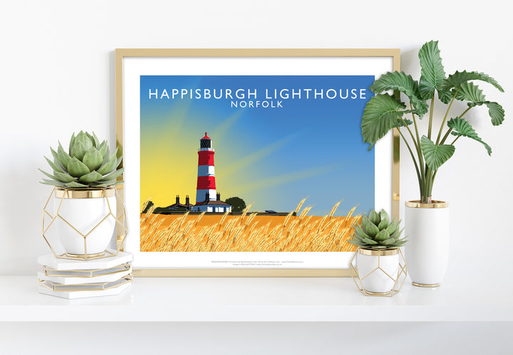 Happisburgh Lighthouse, Norfolk - Art Print