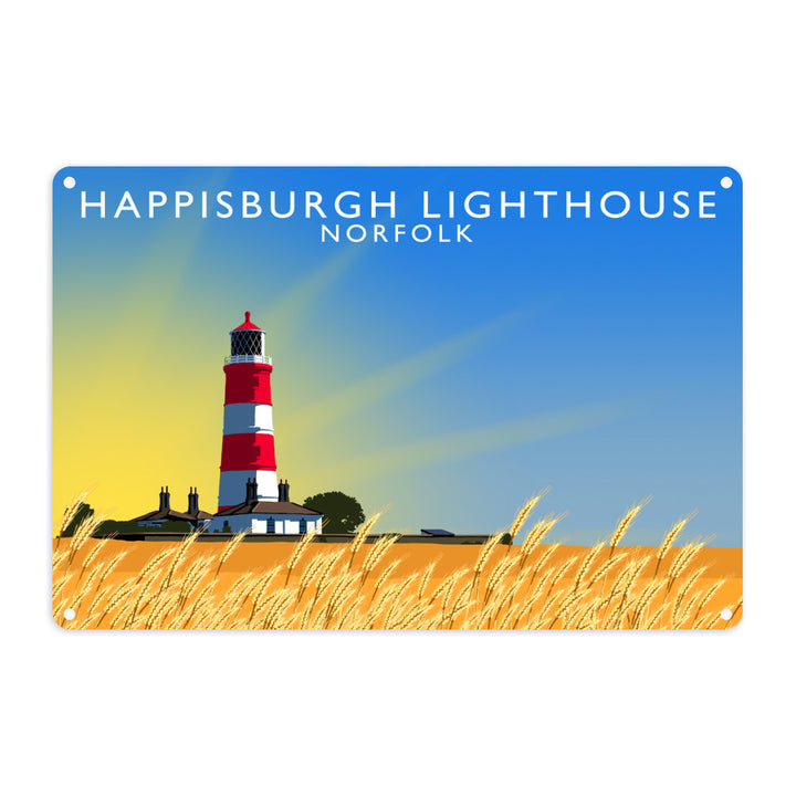 Happisburgh Lighthouse, Norfolk Metal Sign