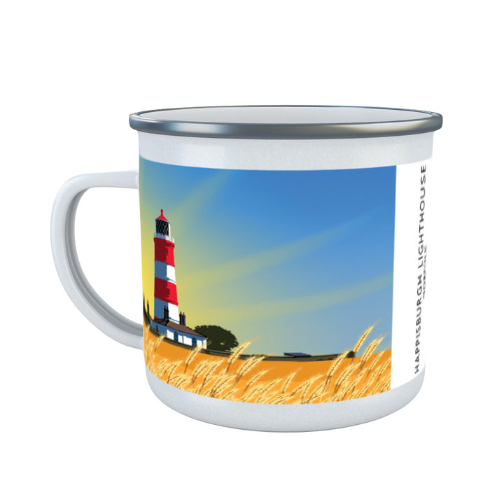 Happisburgh Lighthouse, Norfolk Enamel Mug