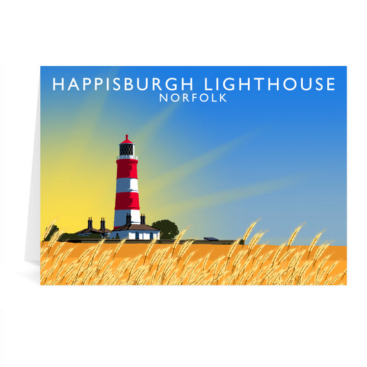 Happisburgh Lighthouse, Norfolk Greeting Card 7x5