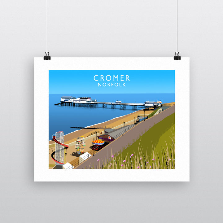 Cromer, Norfolk 90x120cm Fine Art Print