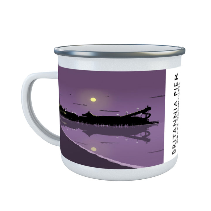 Britannia Pier, Great Yarmouth, Norfolk Enamel Mug