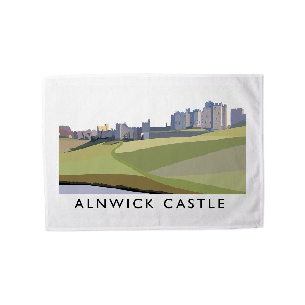 Alnwick Castle, Northumberland Tea Towel