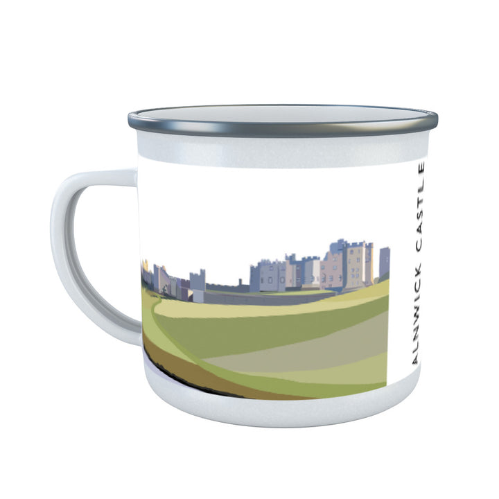 Alnwick Castle, Northumberland Enamel Mug