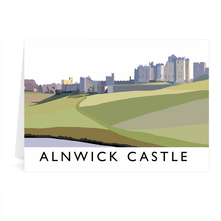 Alnwick Castle, Northumberland Greeting Card 7x5