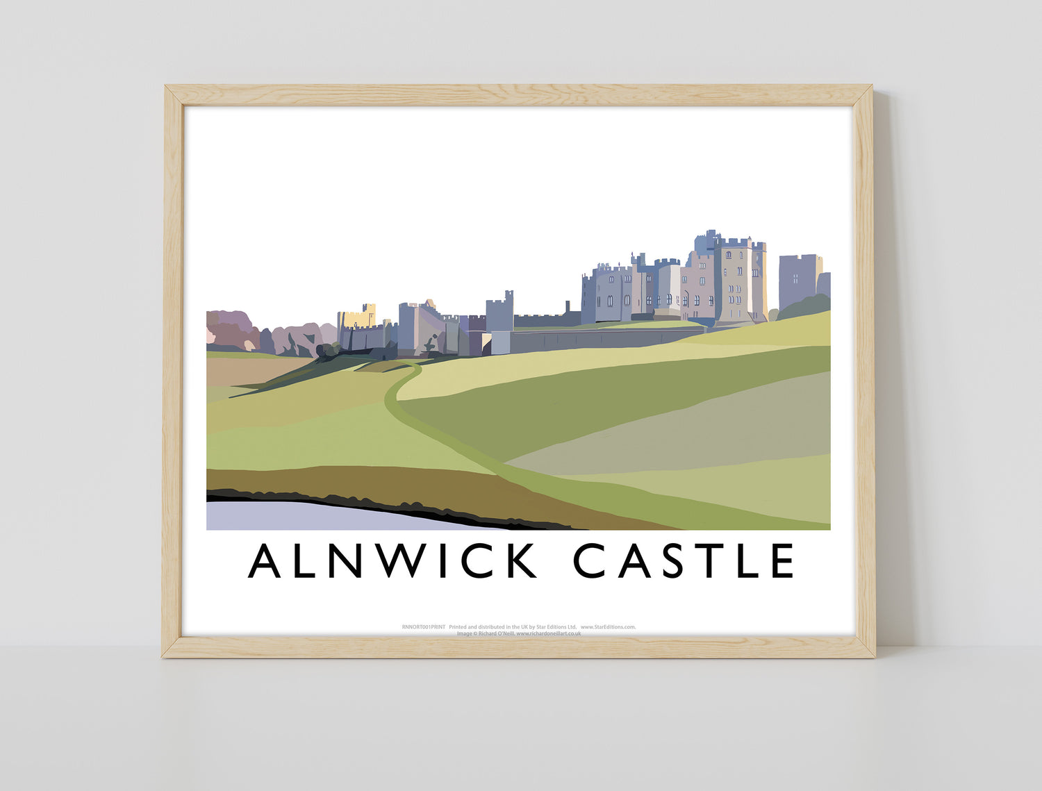 Alnwick Castle, Northumberland - Art Print
