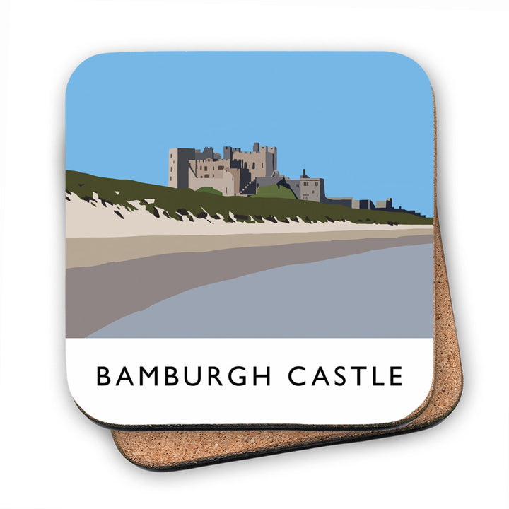 Bamburgh Castle, Northumberland MDF Coaster